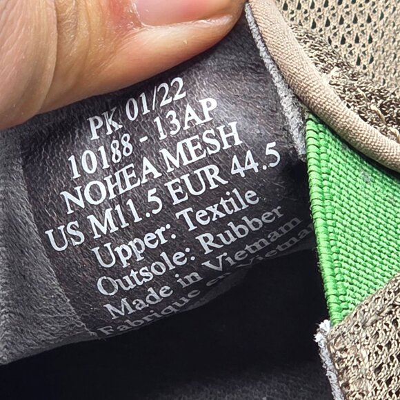 OluKai Nohea Mesh Mens Size 11.5 Brown Shoes Casual Walking Comfort Outdoors - Picture 6 of 14